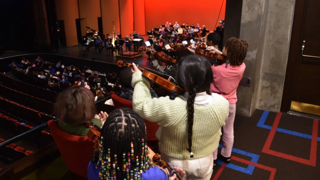 Students at ICO Education Concert